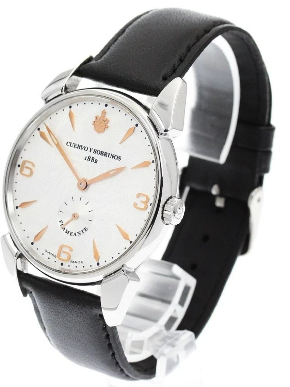 CUERVO Y SOBRINOS Historiador Flamente 3130.1 Hand Winding Men's Watch_957511